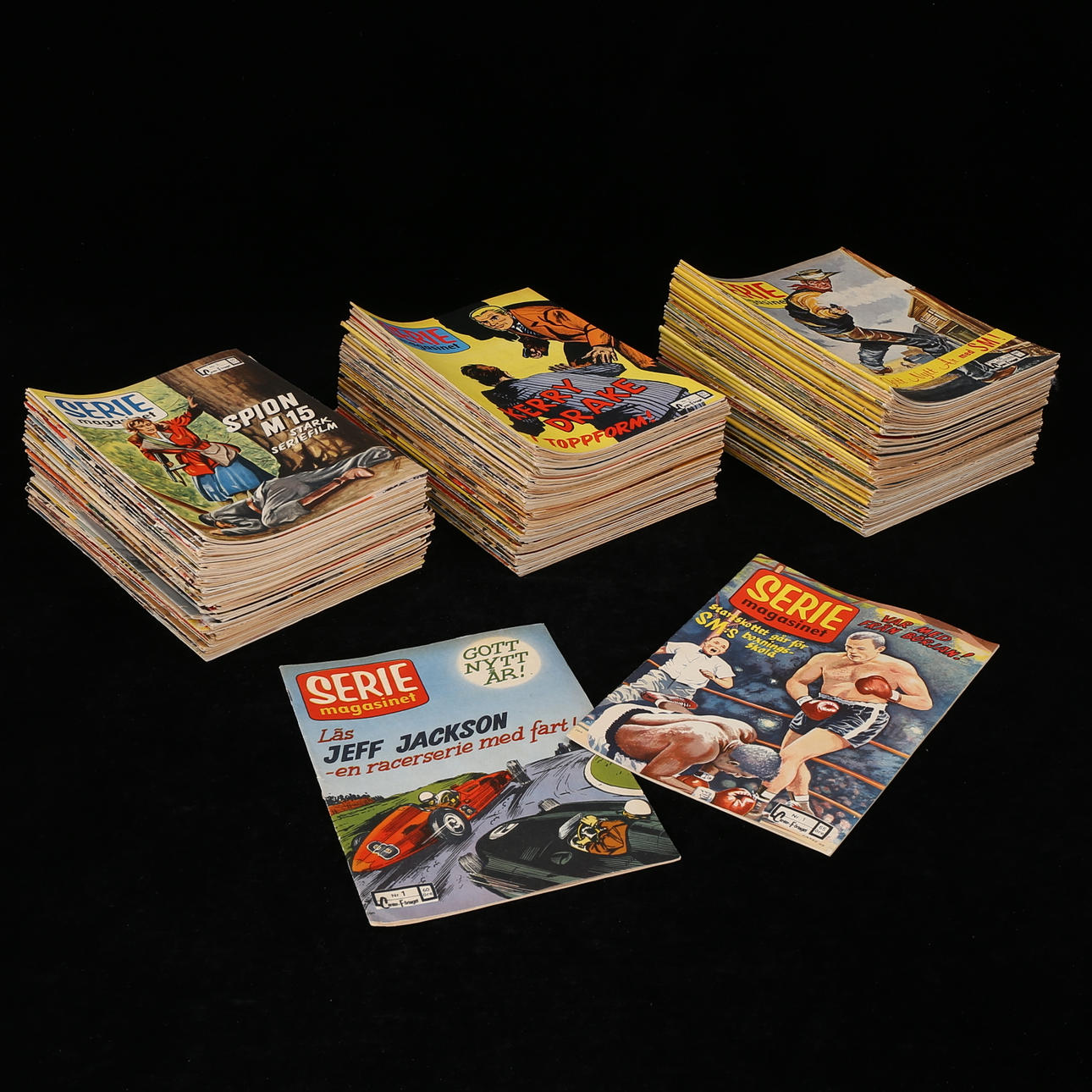 SERIEMAGASINET, ca 150 st, 1959-61.