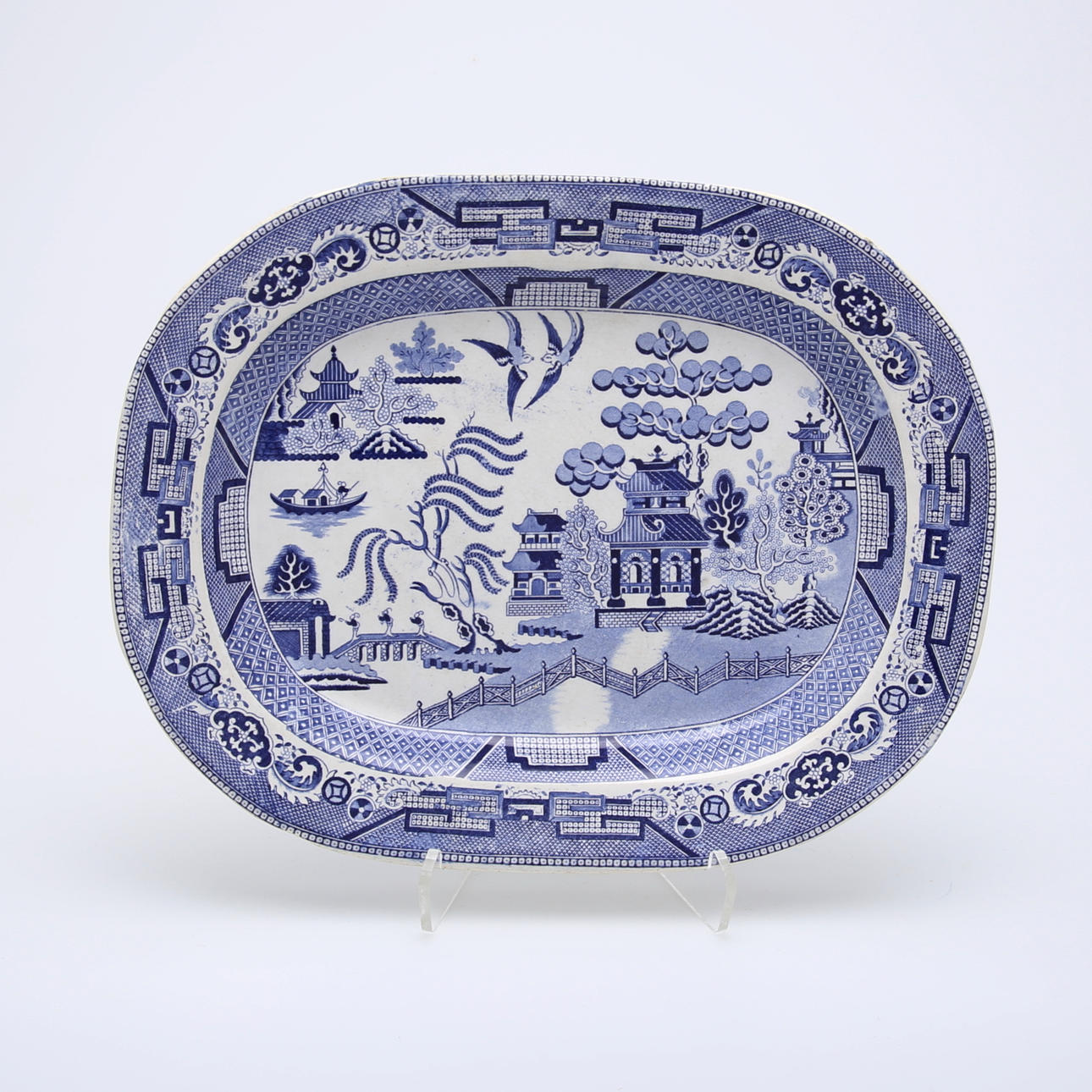 Teräslevy, ”Willow”, Rautakivi China.