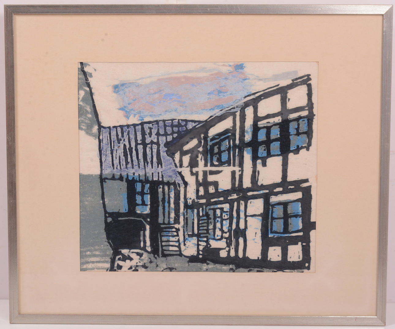 K. WILSON. House. Mixed media.