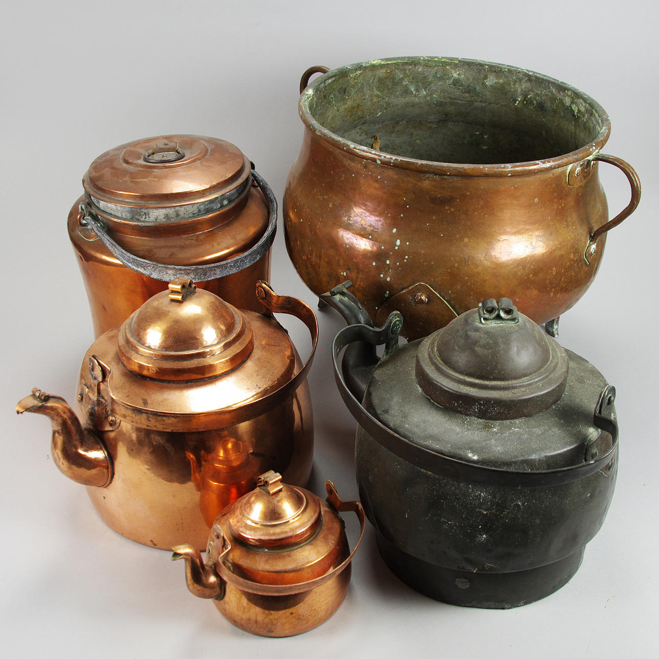 HINK, KITTLAR M.M., koppar, 1800/1900-tal.