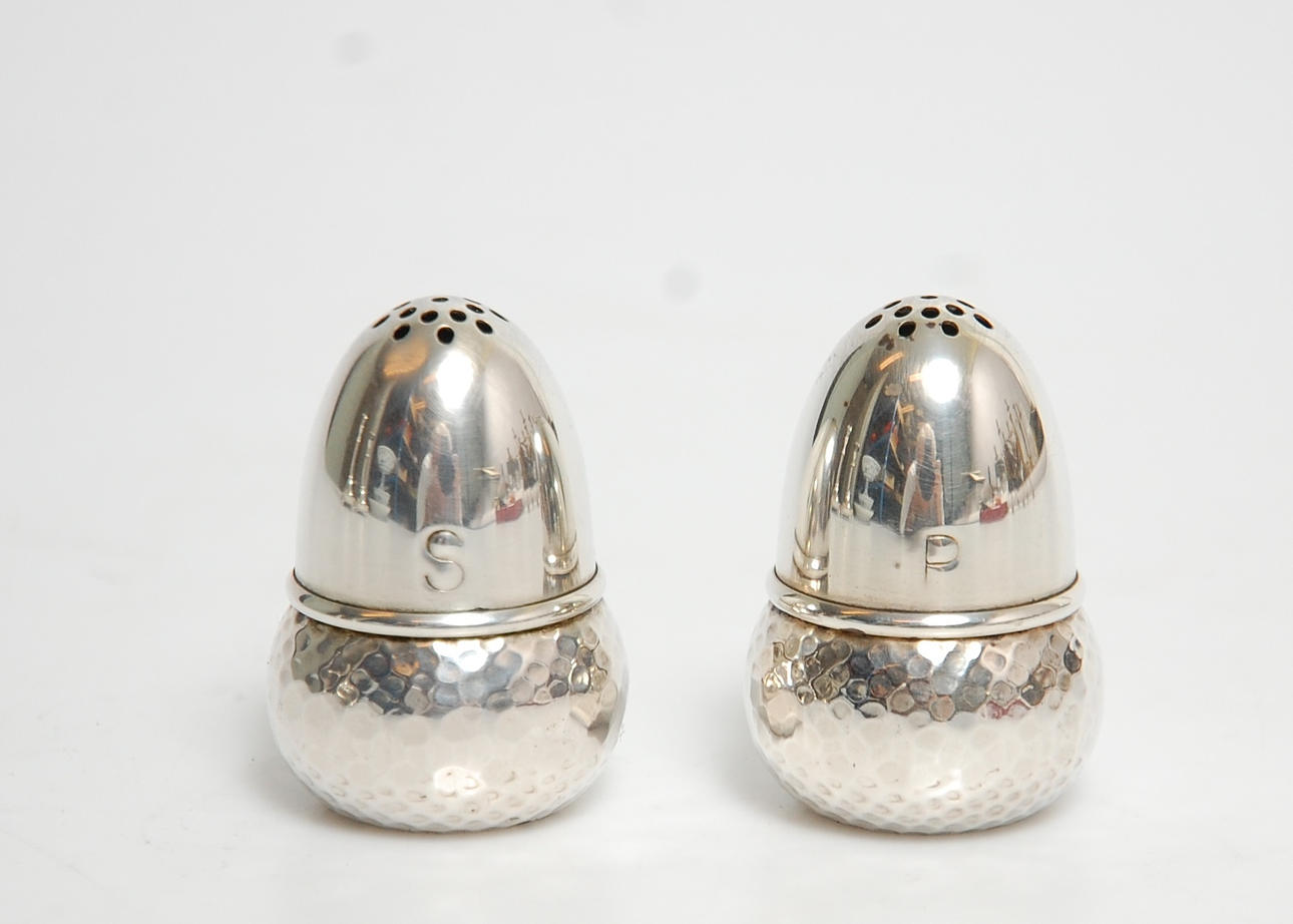 SALTKAR, 1 par silver.