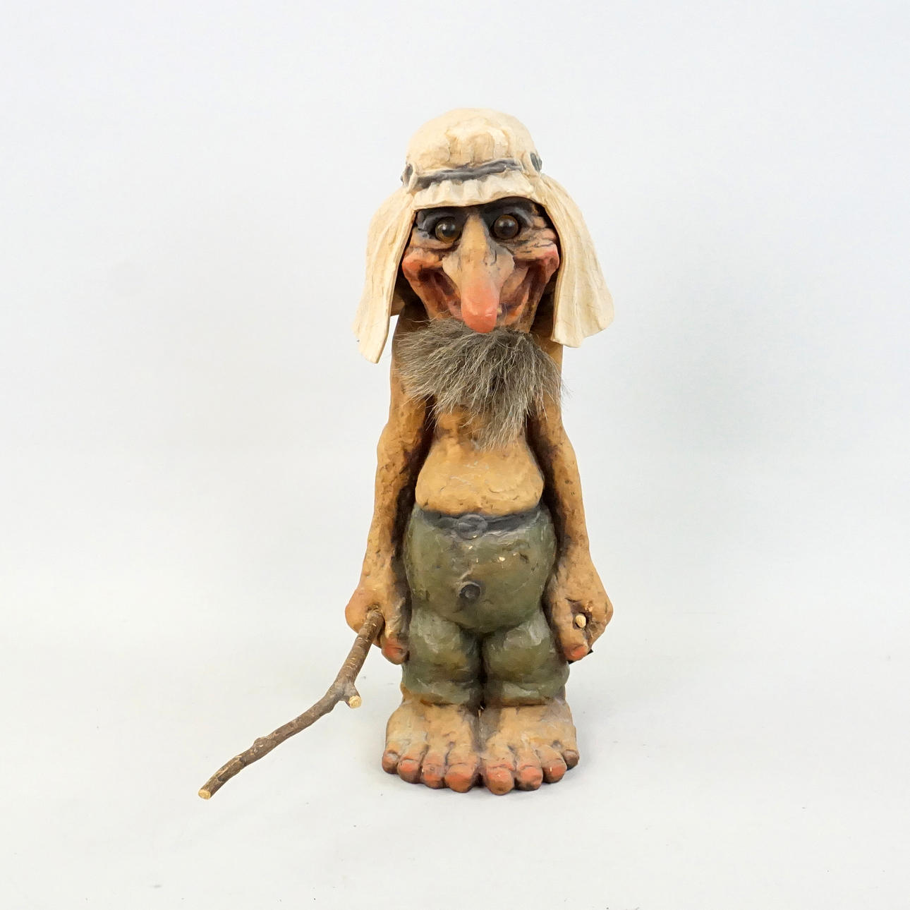 FIGUR, trold „oljesheik“, Brødre Flaarønning AS, mærket.