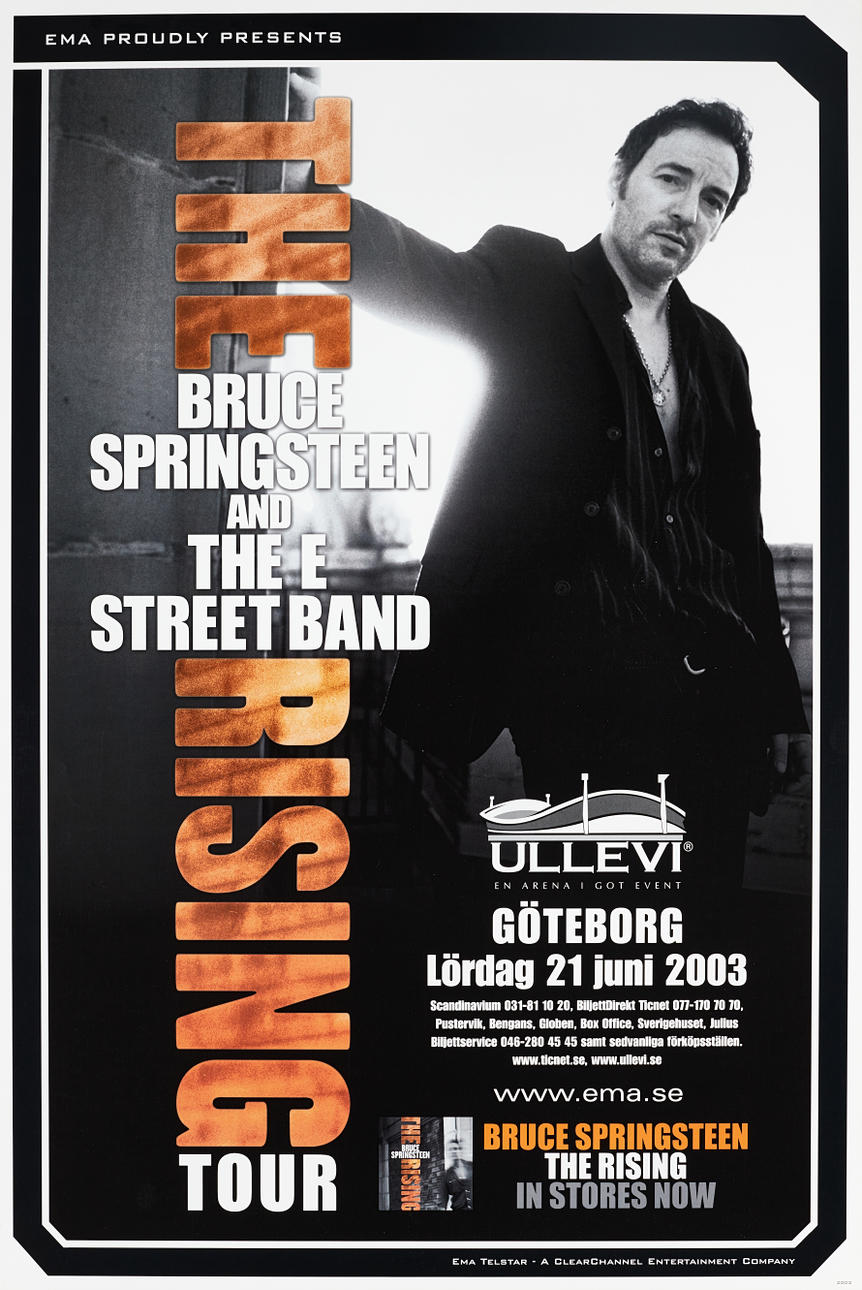 BRUCE SPRINGSTEEN, 3 koncertplakater, 2003 & 2008.
