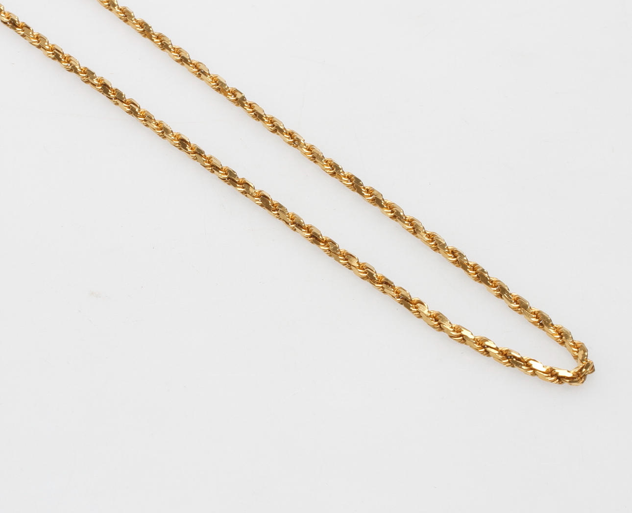 HALSKEDJA, 21k guld, vikt ca 32 gr.