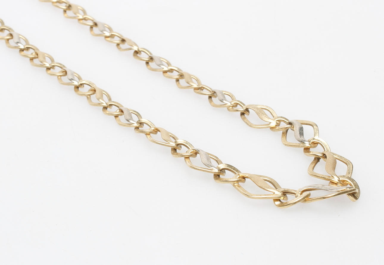 HALSKEDJA, 18k guld, vikt ca 10.8 gr.