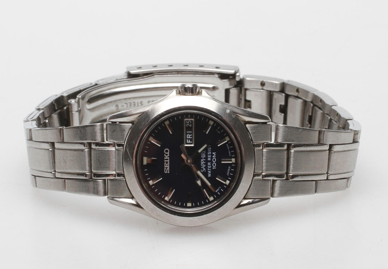ARMBANDSUR SEIKO, Shapphire V783-0A50, stål.