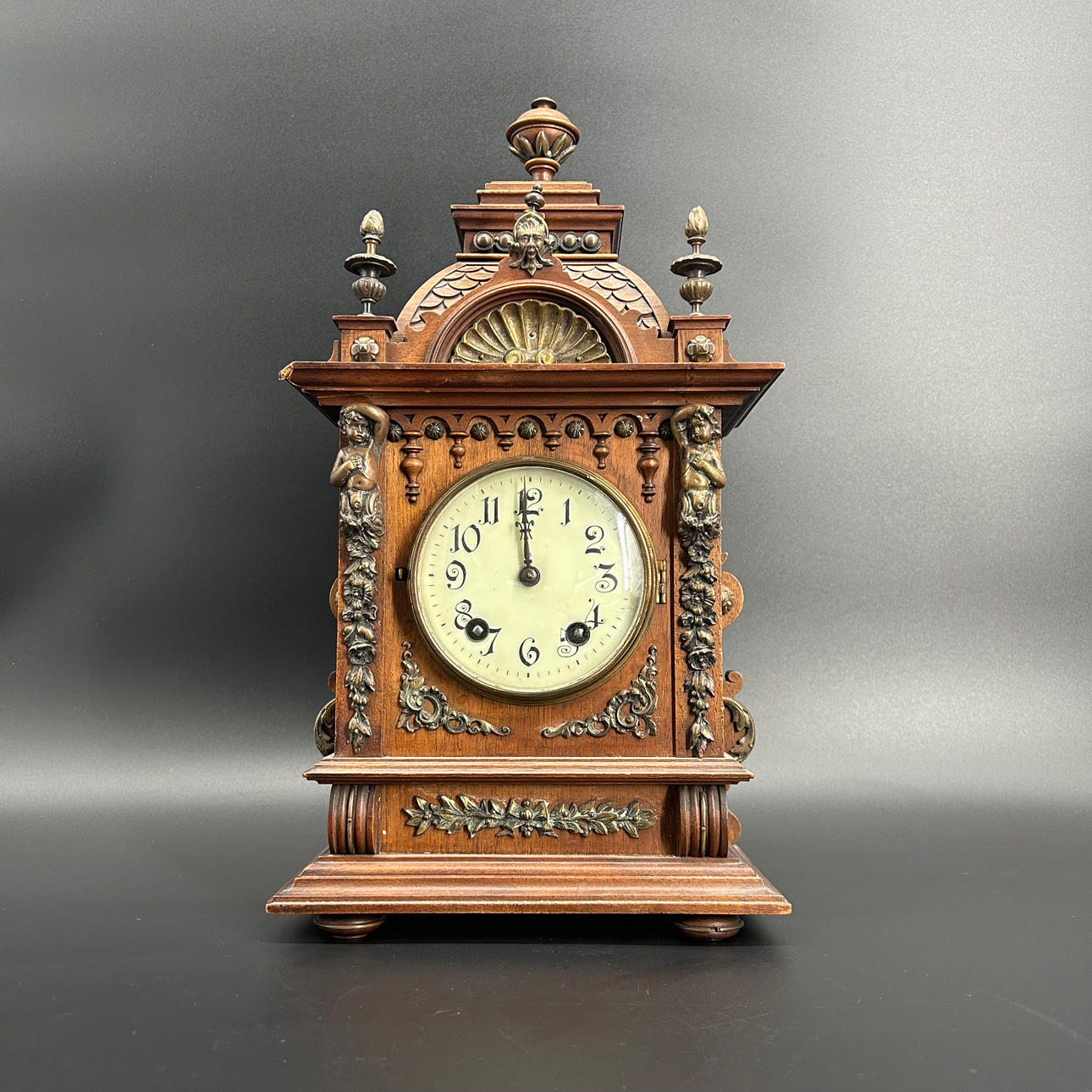 ANTIQUE LENZKIRCH TABLE CLOCK WITH 1 MILLION CLOCKWORK FROM CA