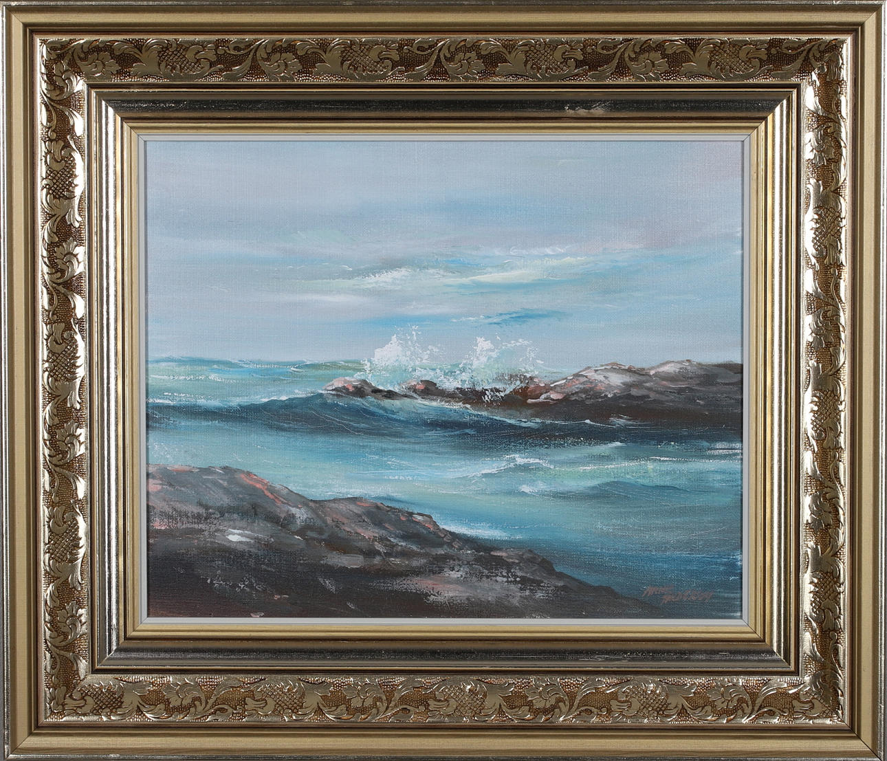 ARNE ANDERSSON. olja på duk, signerad.