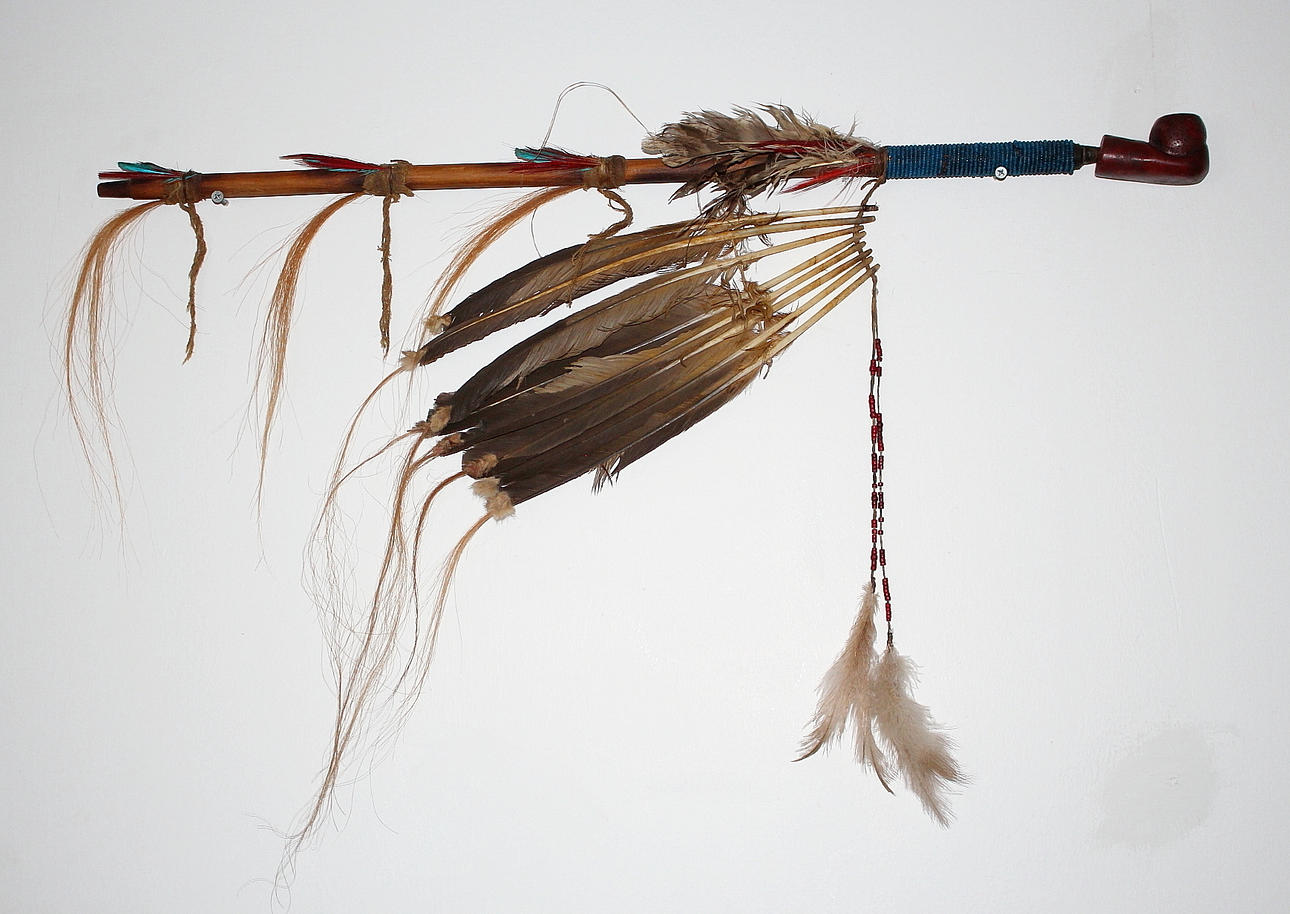 FREDSPIPA, Ceremonial pipa, 1800-tal.