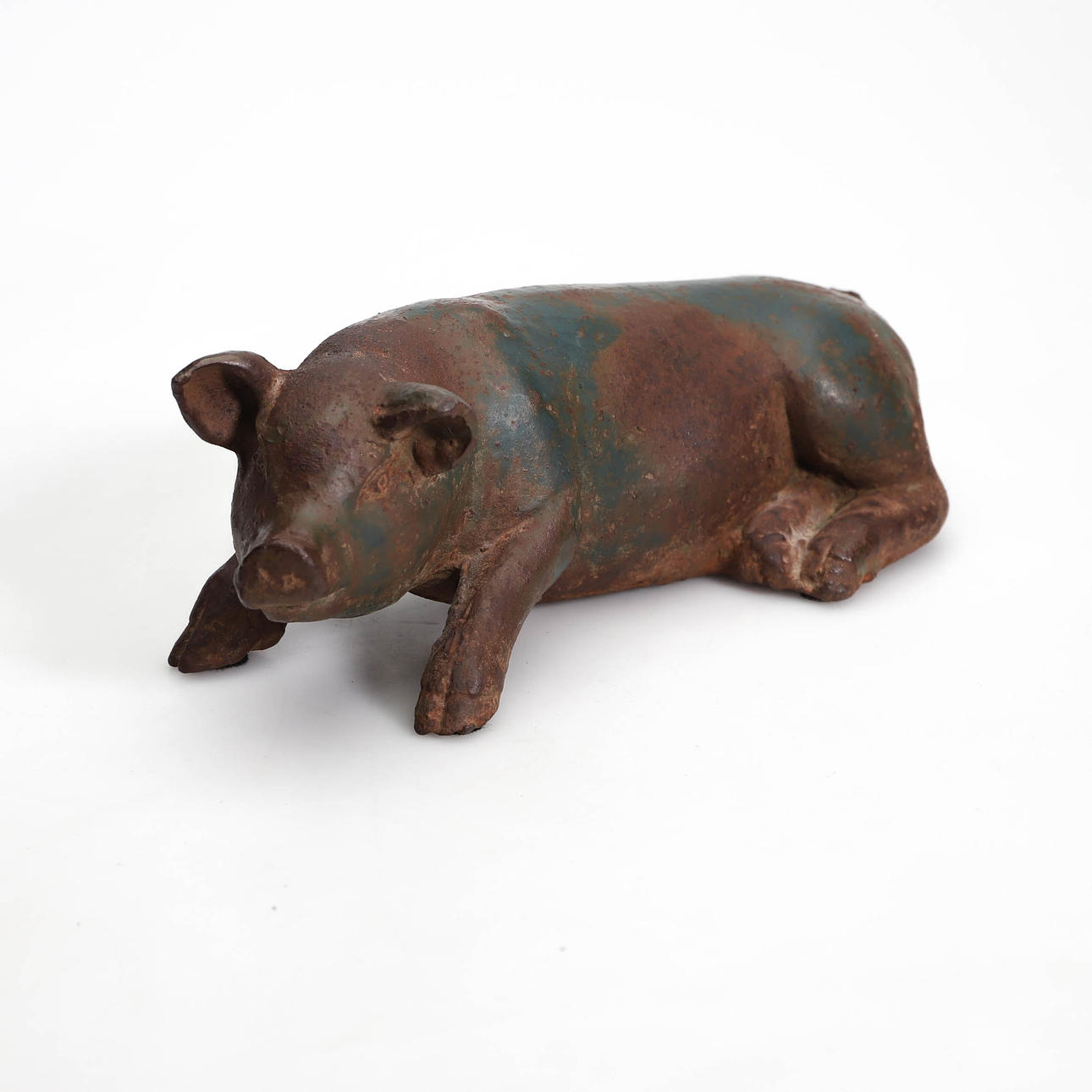 Schweineschädel, Gusseisen, 19./20. Jahrhundert.