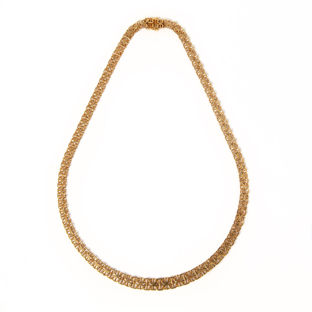 EIN 18K HALSLANK, BHG, Stockholm, 1972.