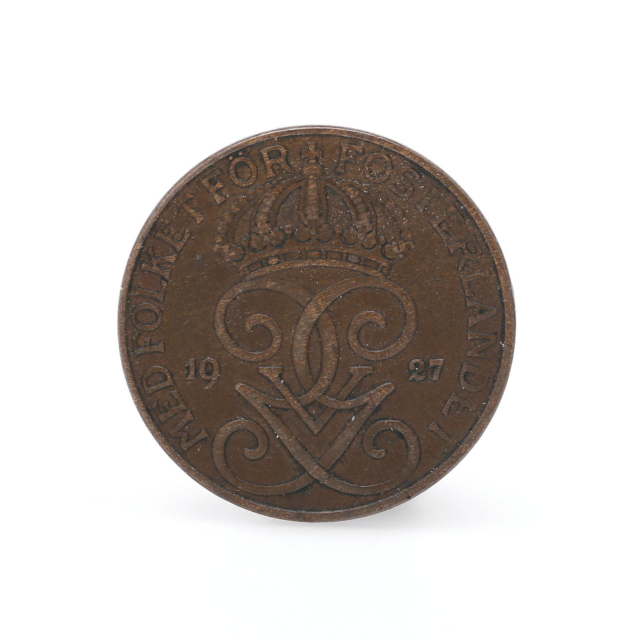 MYNT, 5 öre, Sverige, 1927.