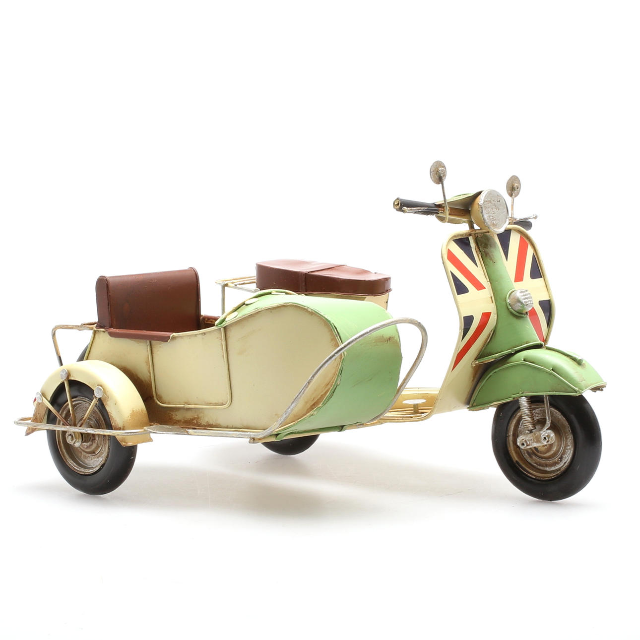 VESPA med SIDVAGN, leksak, 1900-talets senare hälft/samtida.