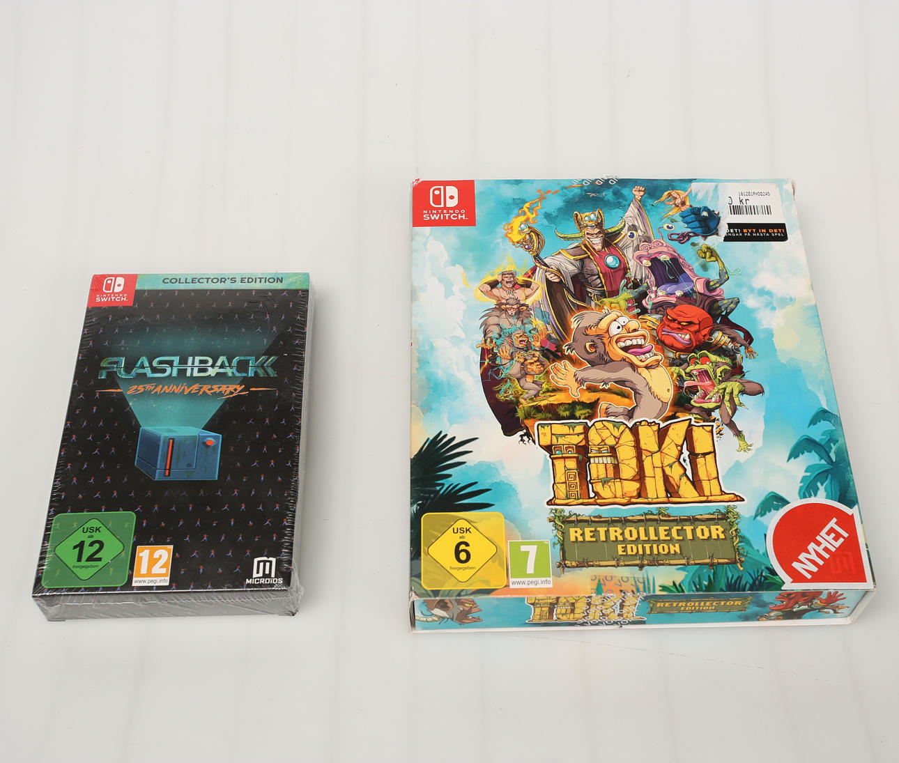 GAME CONSOLE, Nintendo switch, Flashback 25th anniversary, collectors edition, Toki retro collector edition.
