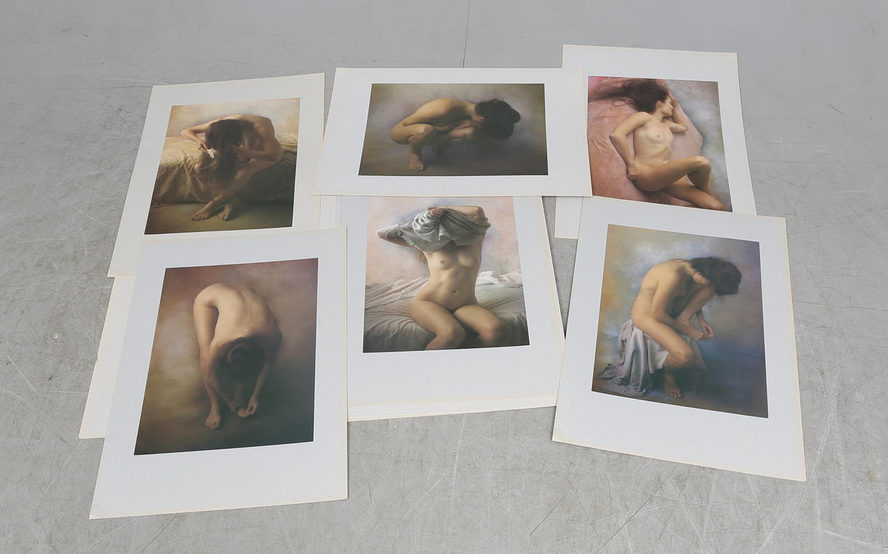 FRANCOIS GILLET. Portfolio, "Nudes", 8 reproduktioner.