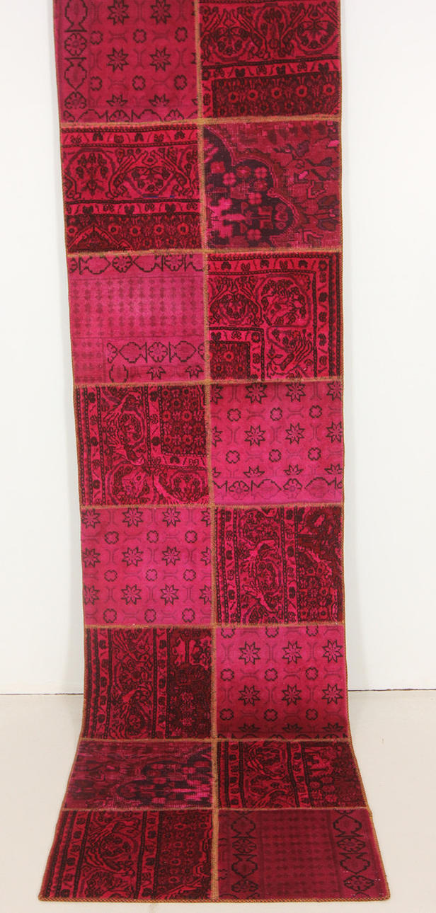 GALLERIMATTA, Persisk, Patchwork, 309x83 cm.