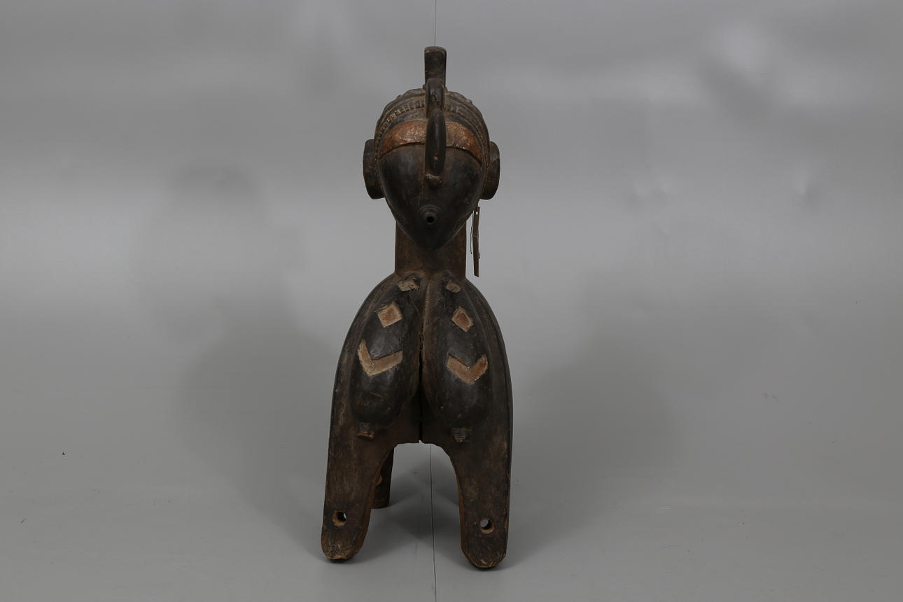 SKULPTUR, trä, Baga Nimba-folket, Burkina Faso, Afrika, 1900-tal.
