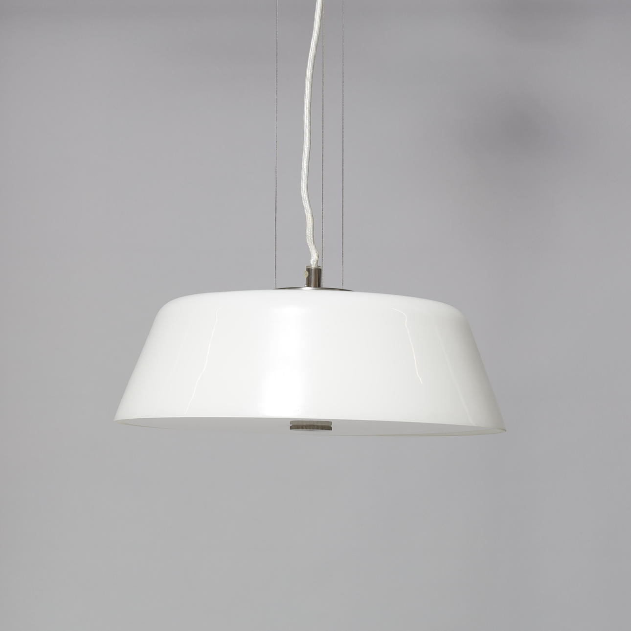 ARNE JACOBSEN. A pendant made of opal glass, “Stelling