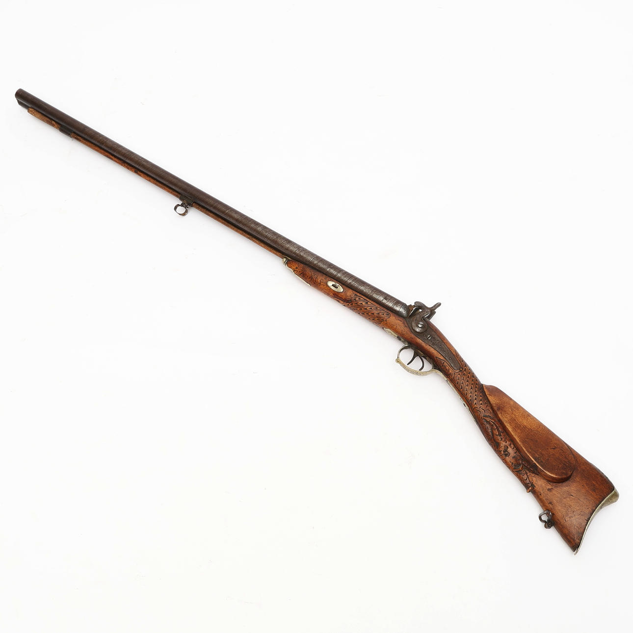 Doppelrohr-Schleudergewehr, 19. Jahrhundert.