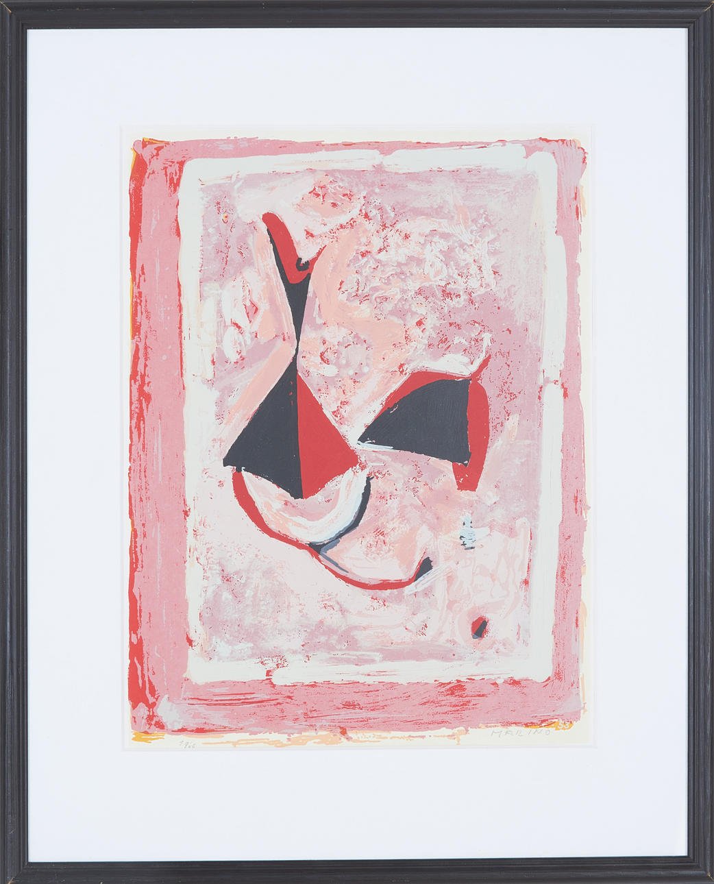 MARINO MARINI. Abstract composition, signed and dated 1960 in print, silkscreen.