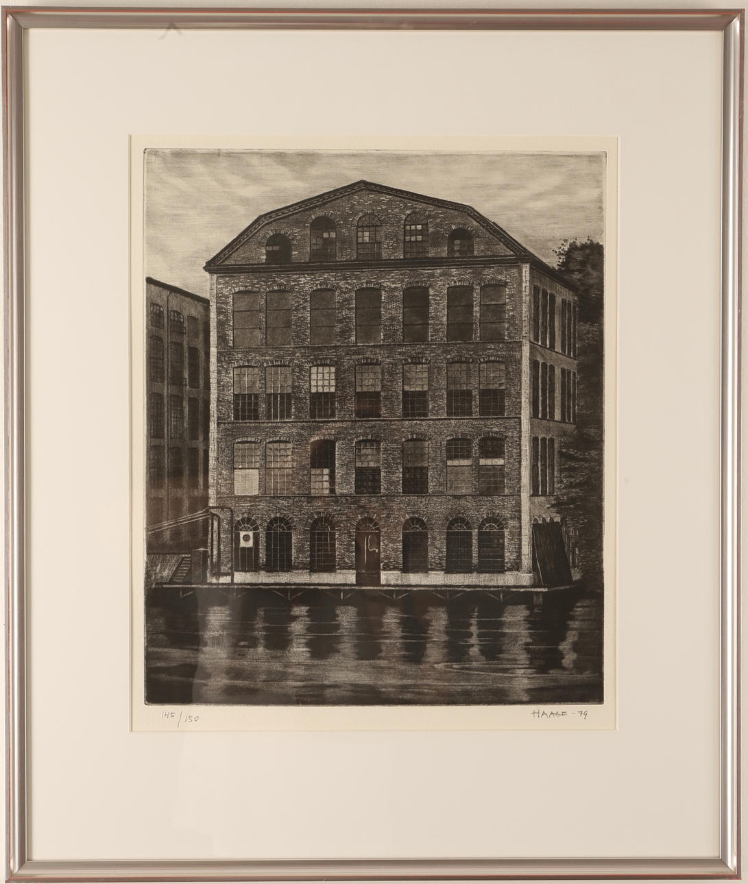 SIXTEN HAAGE. 2 stycken. Norrköpingsmotiv varav en signerad Haage.