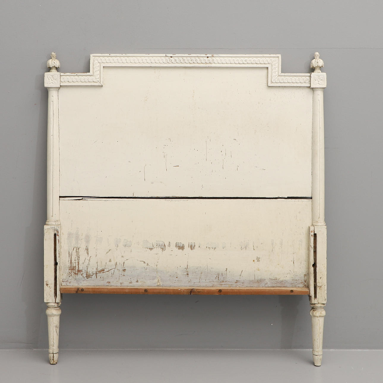 A late Gustavian headboard, circa 1800.