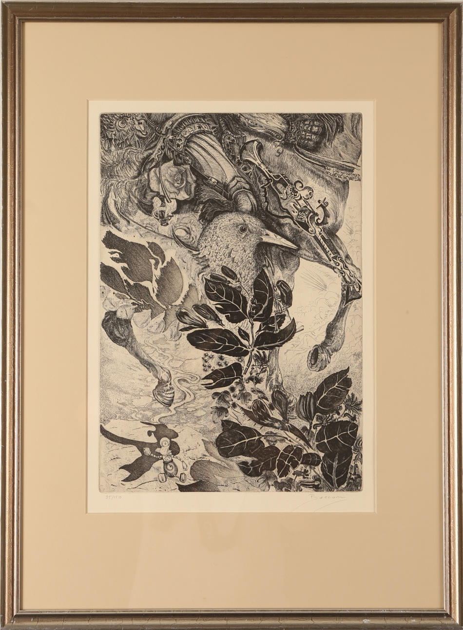 RECONDO/BECCARI. 2 etsningar,signerade och numrerade.