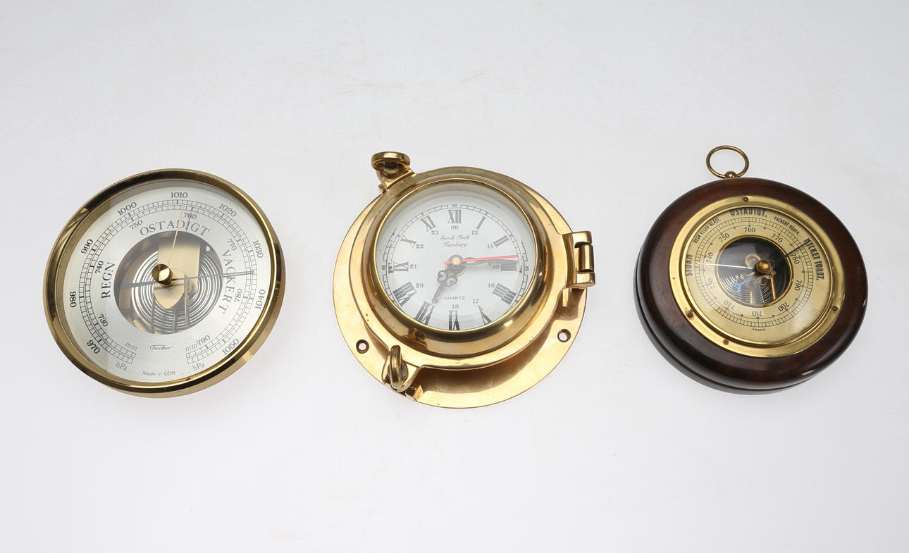 SKEPPSUR och BAROMETRAR, 1900-tal.