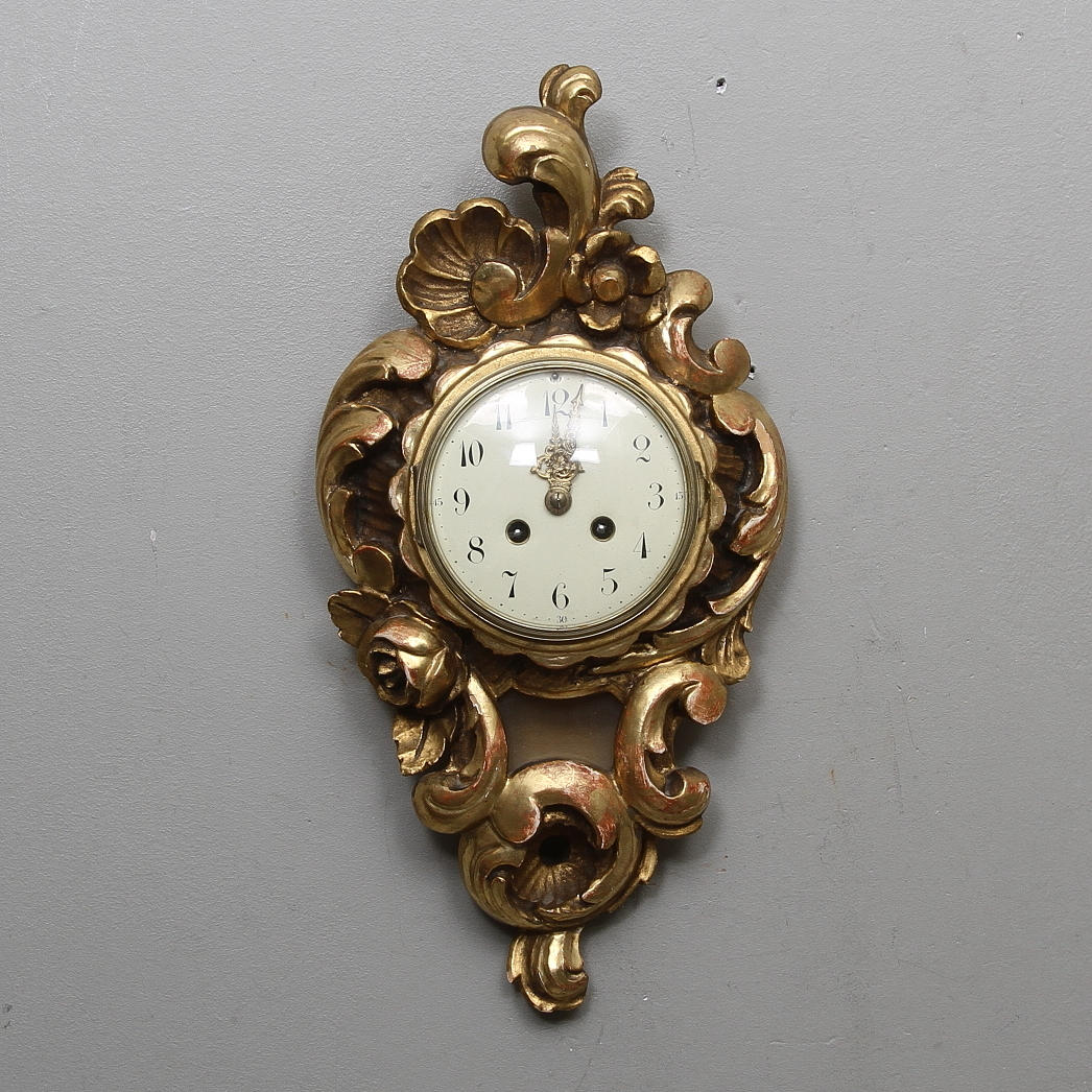 VÄGGPENDYL, rokokostil, Japy Fréres, Frankrike.