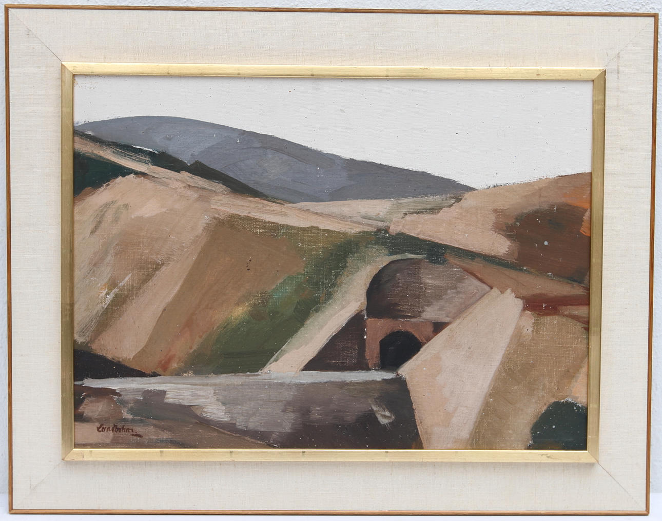 SIXTEN LUNDBOHM. Olja på duk, signerad.