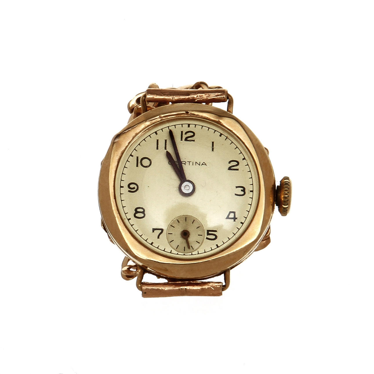 DAMARMBANDSUR, Certina, 18k guld, totalvikt 13,6 gram.