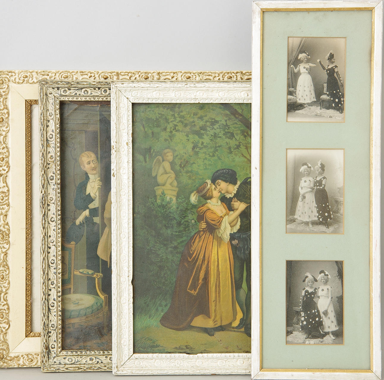 ÄLDRE TRYCK/FOTO, 4 stycken.