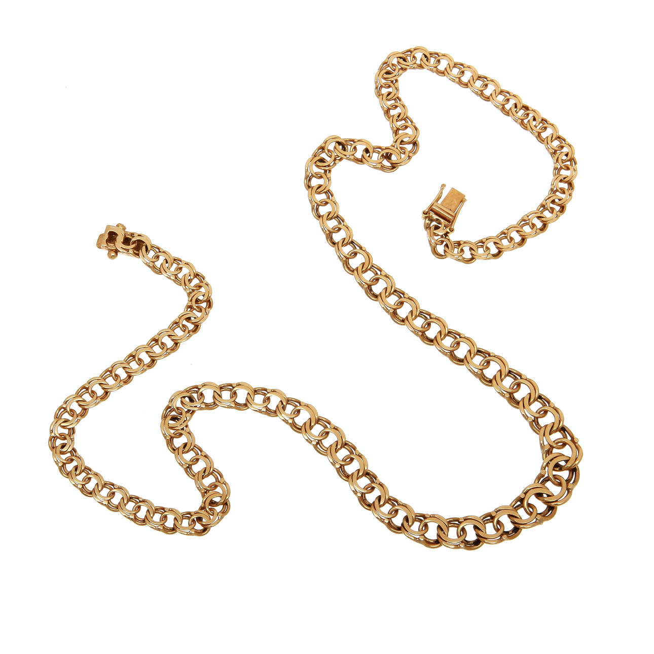 HALSBAND, 18k guld, vikt 21,8 gram.