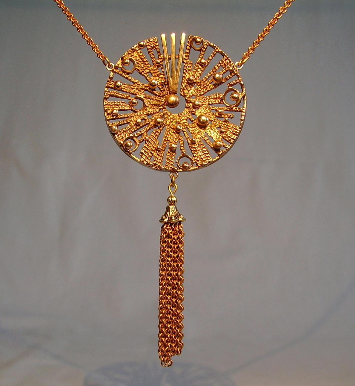 DESIGNER HALSBAND BRONS Finland 1970-tal.