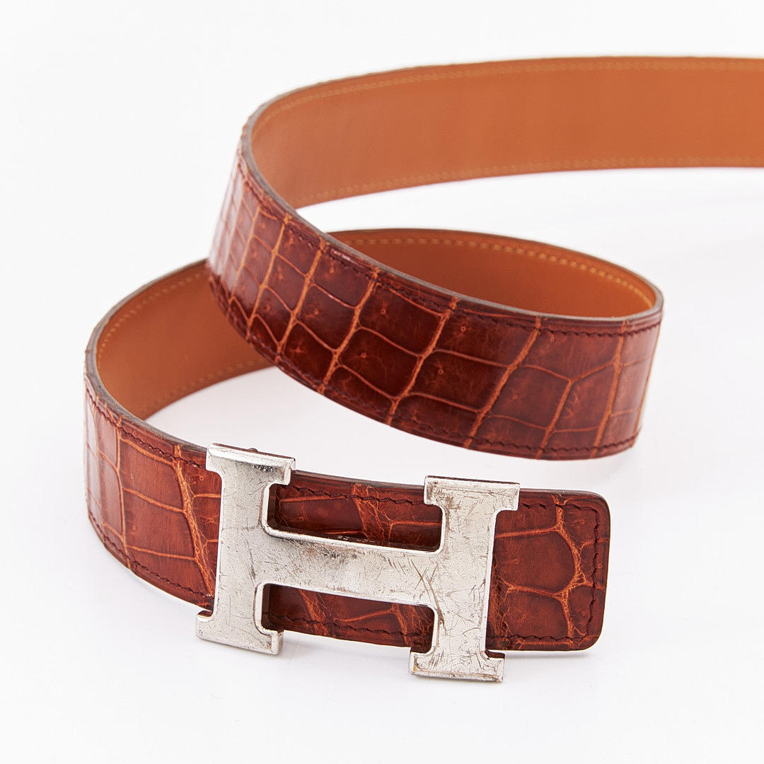 HERMÈS, cinturón, hebilla en H, 2003.