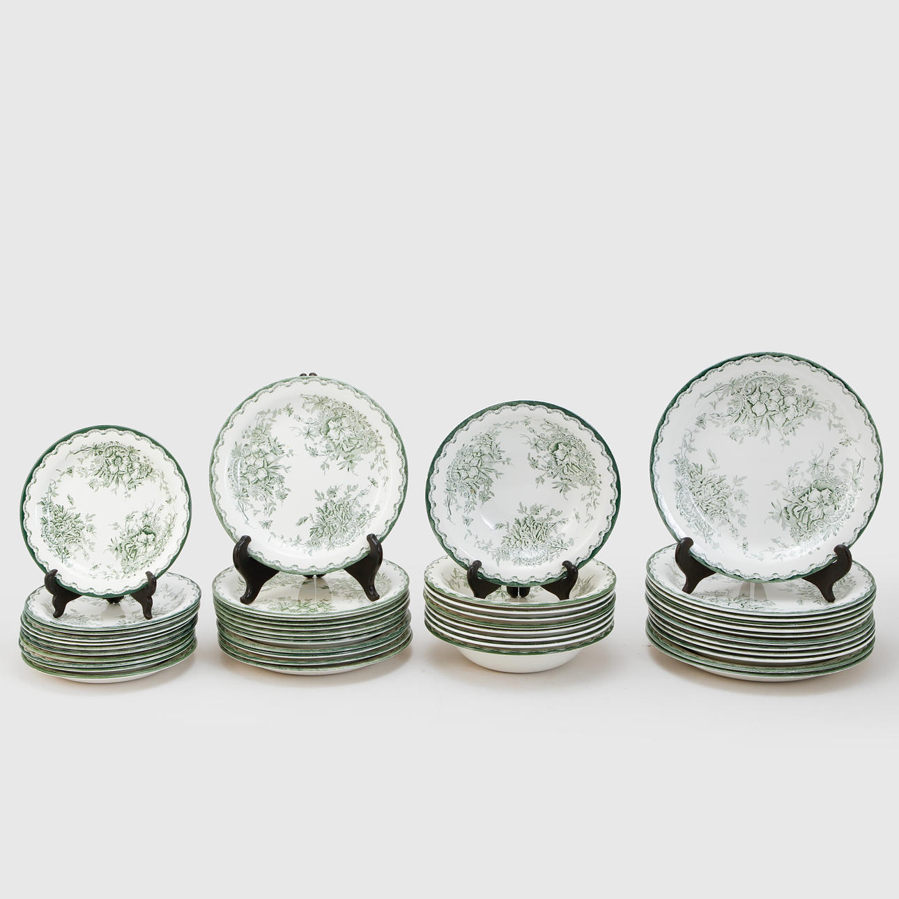 SERVIS, "Gröna Anna", 51 delar, Rörstrand.