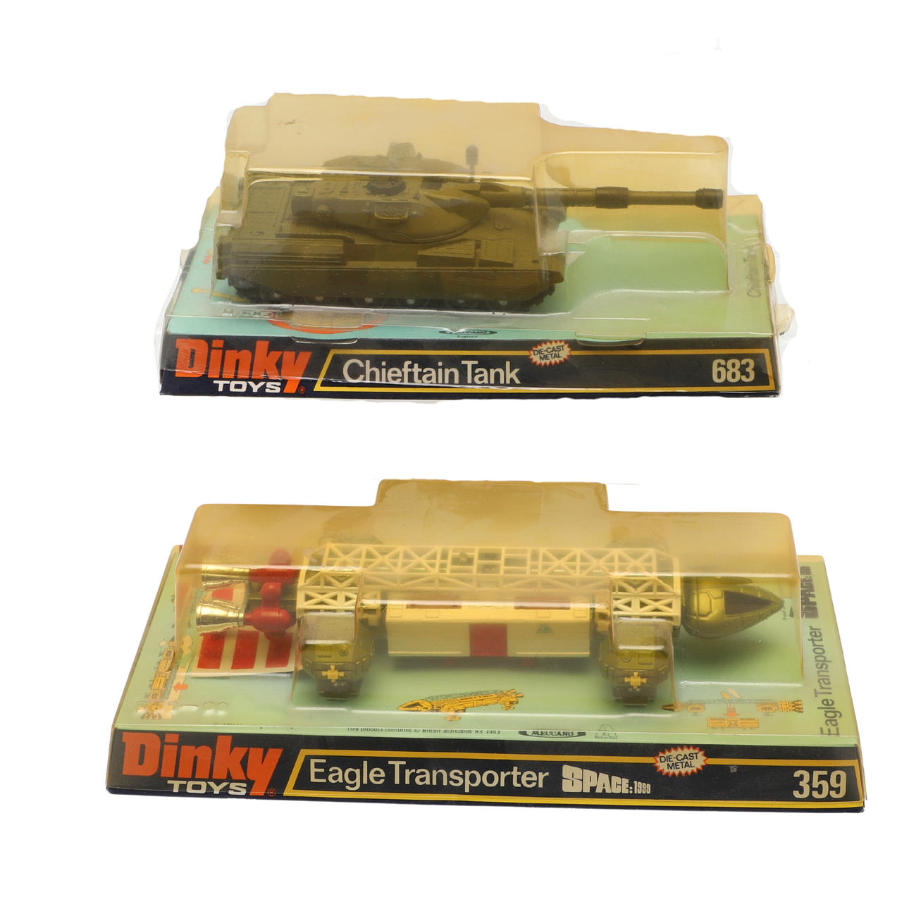 DINKY TOYS - EAGLE TRANSPORTER Y TANQUE CHIEFTAIN.