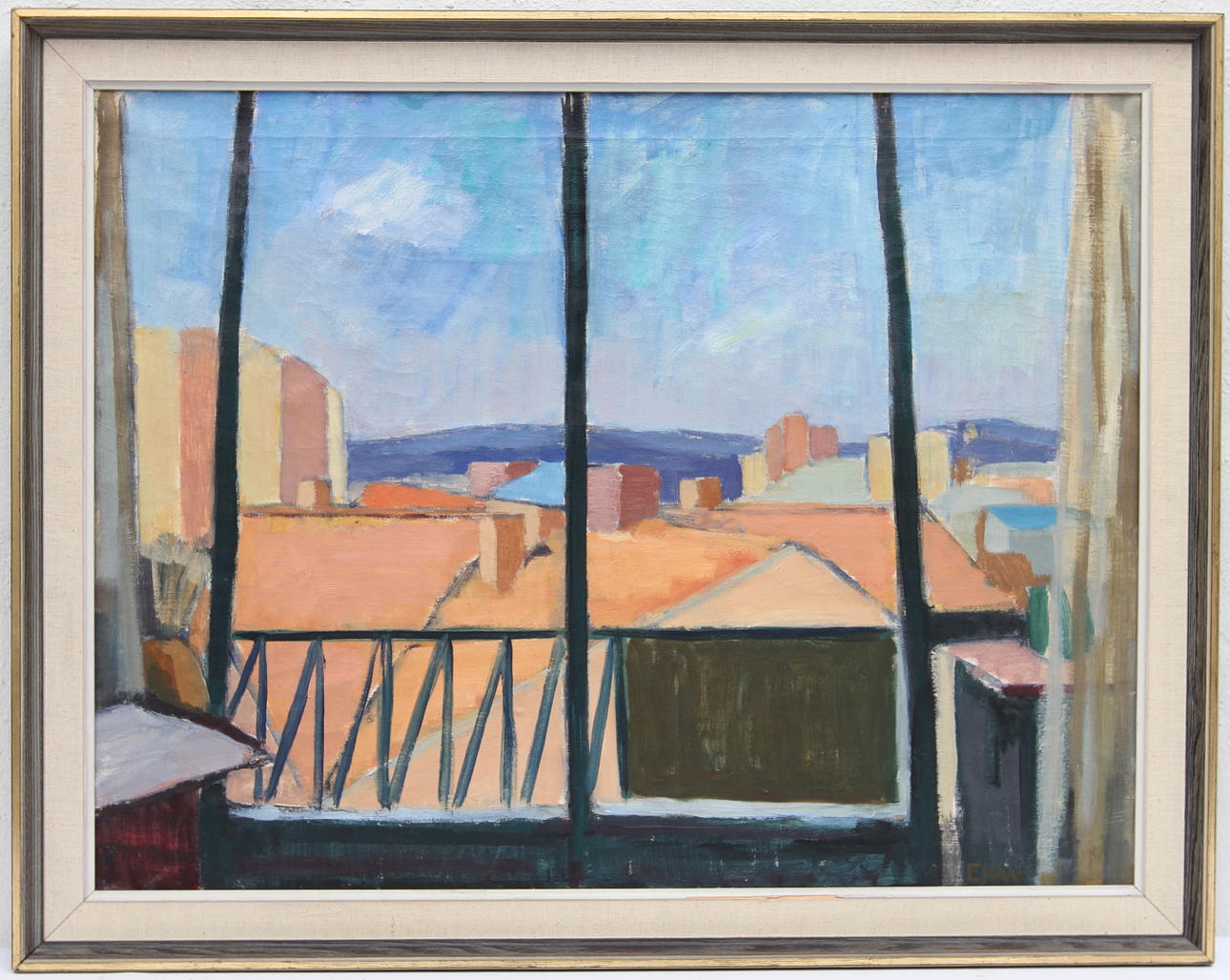 ELSA HANSSON - WINNBERG. Olja på duk, signerad.