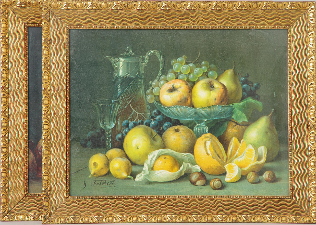 FRUKTSTILLEBEN, tryck efter Falchetti.