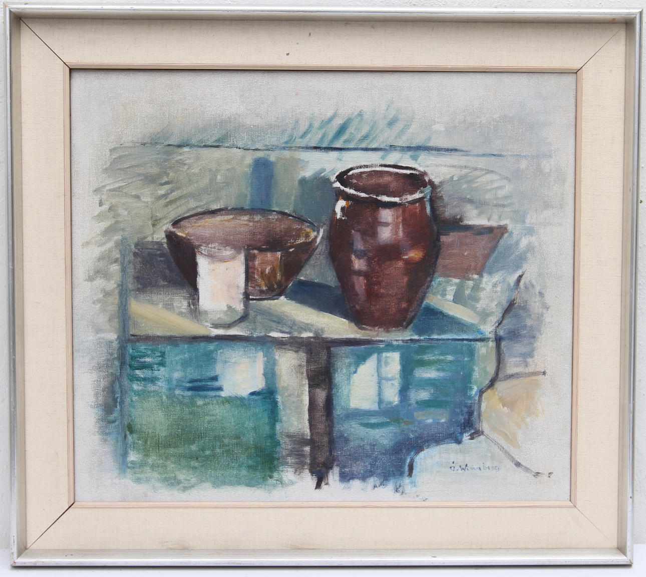 ÅKE WINNBERG. Olja på duk, signerad.