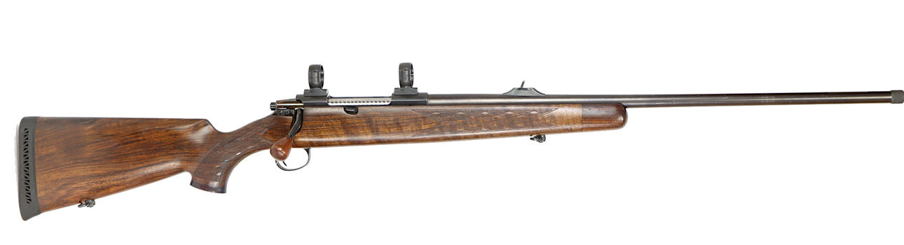 RIFLE, Repeter, make Varberger, model 757 Custom Reloading Center, caliber .338 Win. Mag., ref. no. 6711, se-no. SE0161721.