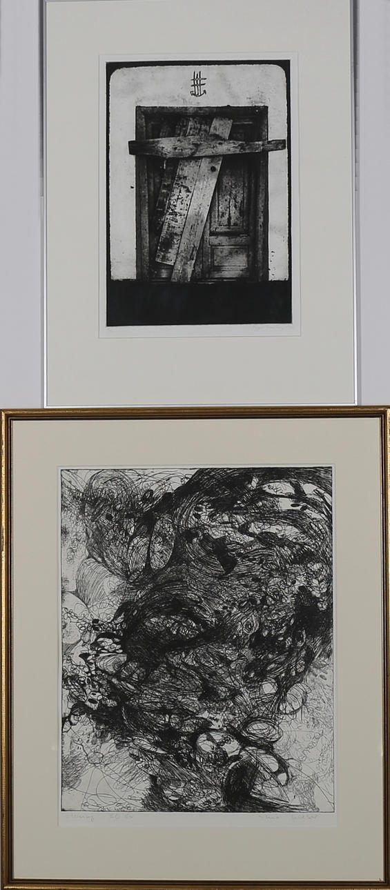 PARTI GRAFIK, 2 st. Silvia Wieser och Lizzie Lundberg.