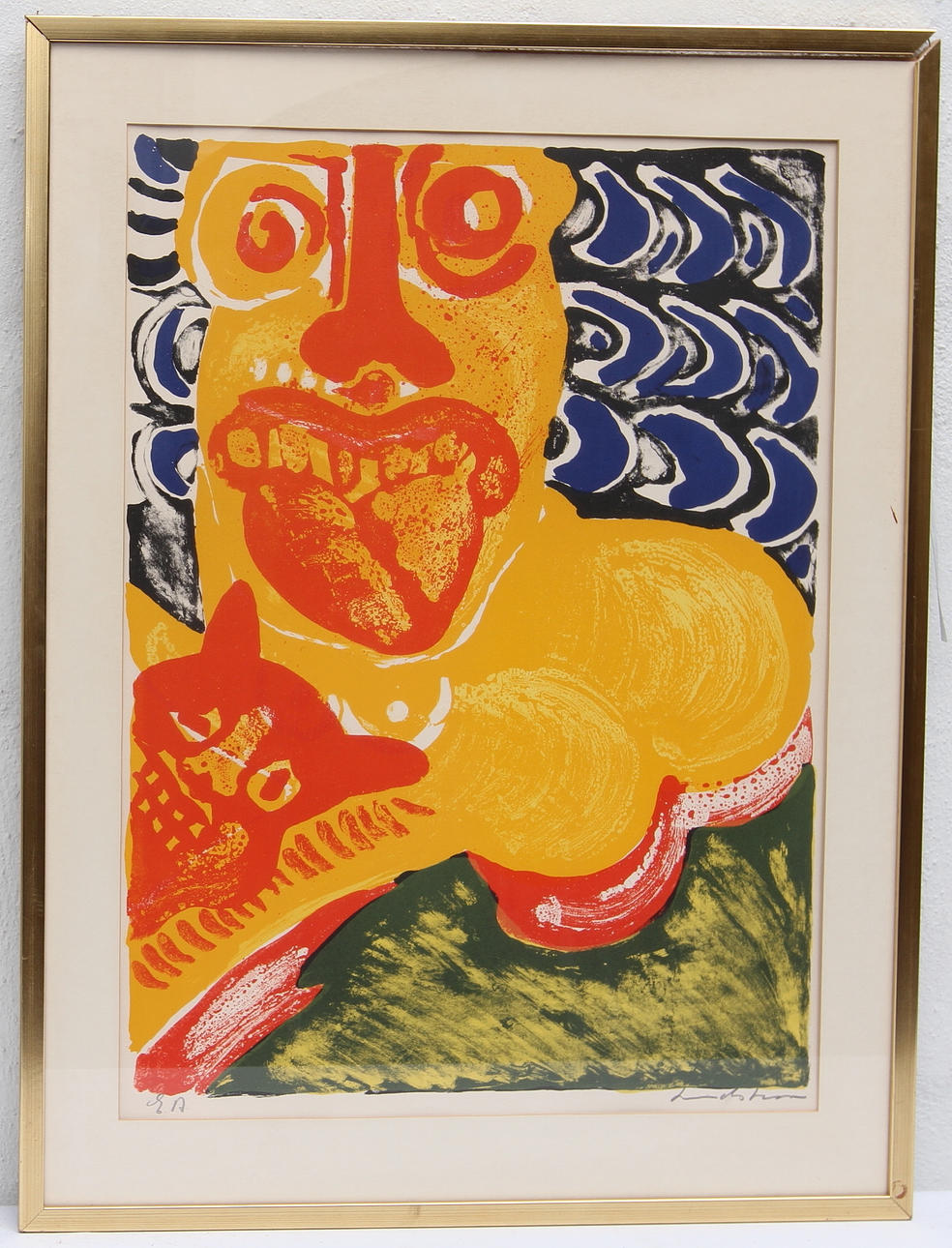 BENGT LINDSTRÖM. Färglitografi, signerad och numrerad EA, 52 x 72 cm.