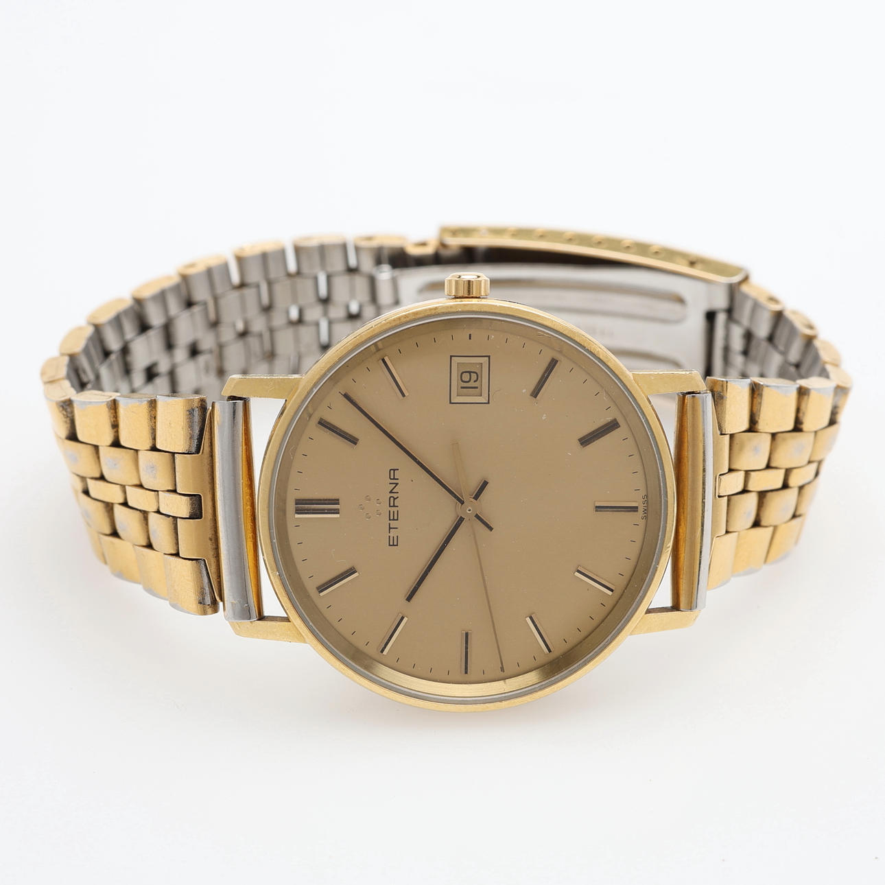 ETERNA, ARMBANDSUR, HERR, GULD,18K, 1990-TAL.