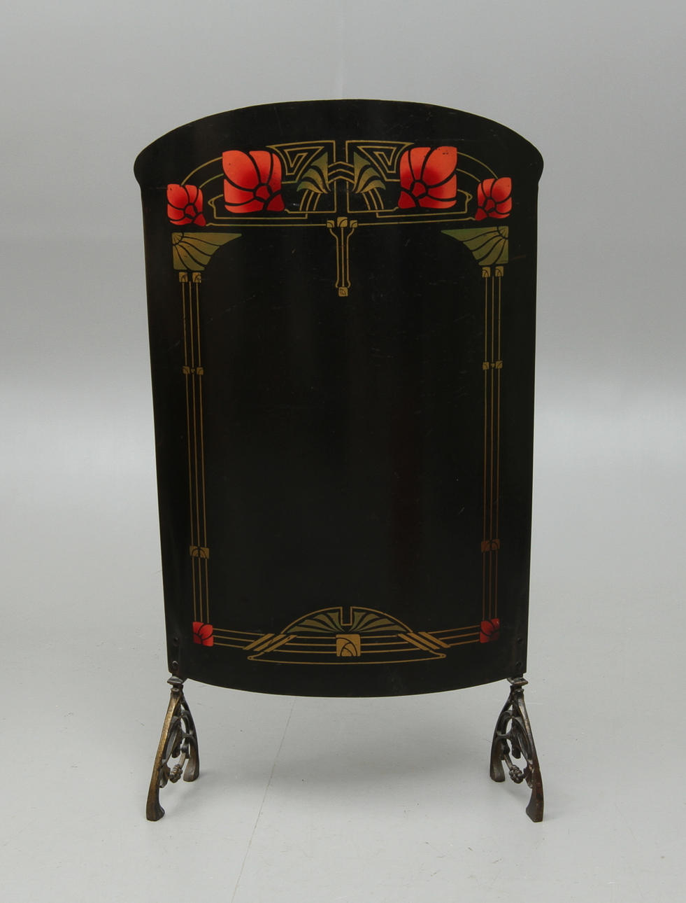 BRASSKÄRM, plåt, jugend, 1900-talets början.