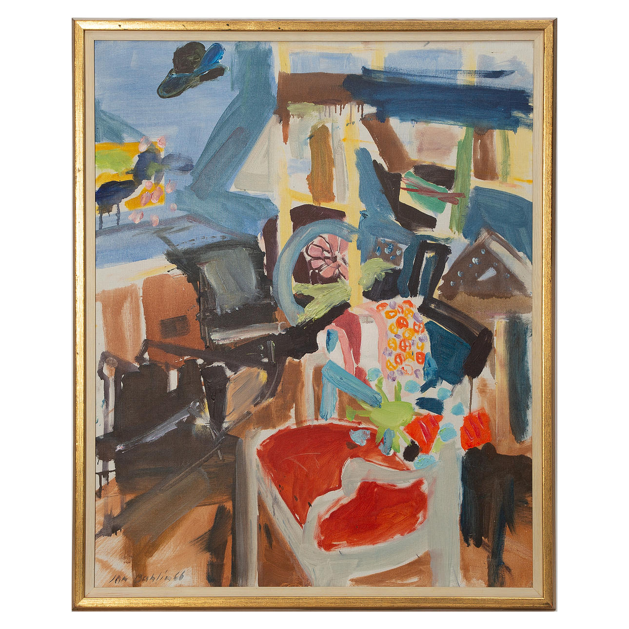 JAN DAHLIN. oil on canvas, signed and dated -66.