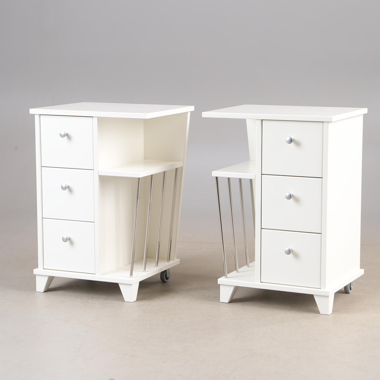 SÄNGBORD, 1 par, "Silva", Zebra collection.