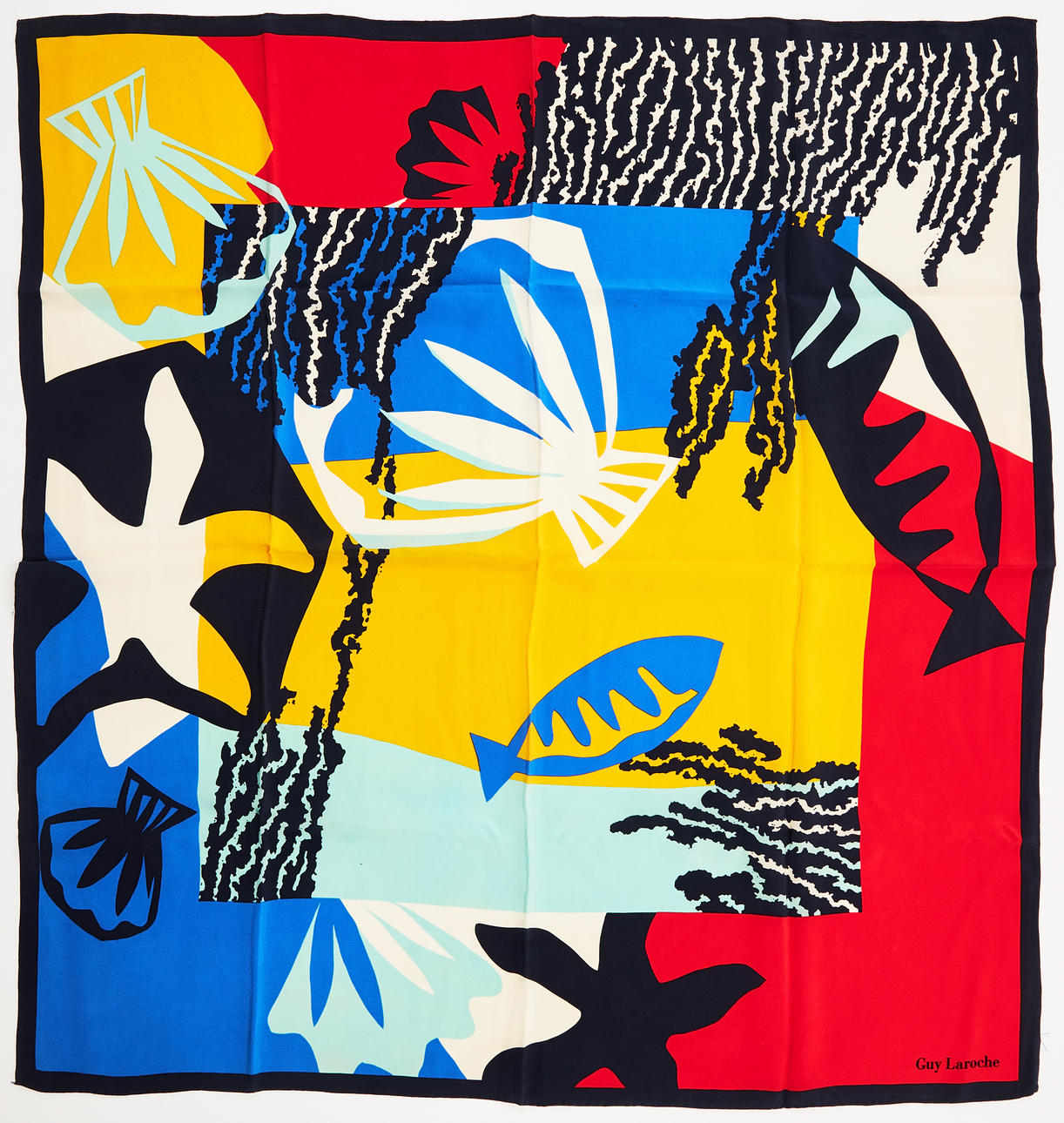 GUY LAROCHE, scarf, 1990-tal.