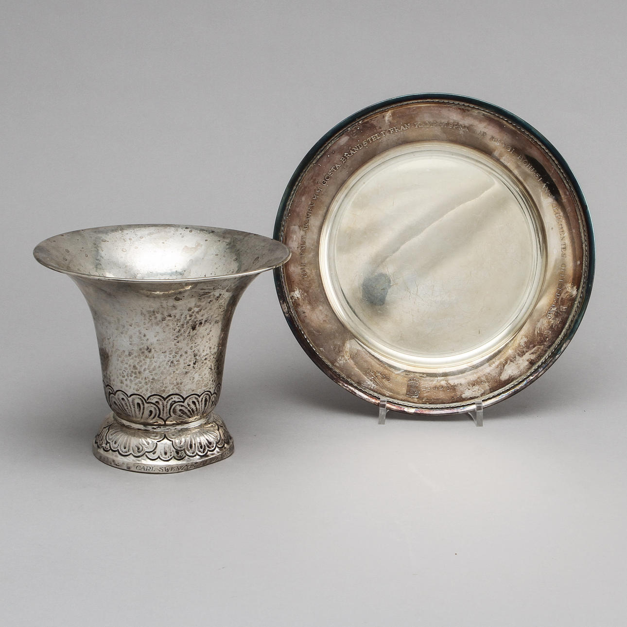 VAS och FAT, silver, vikt 680 gram.