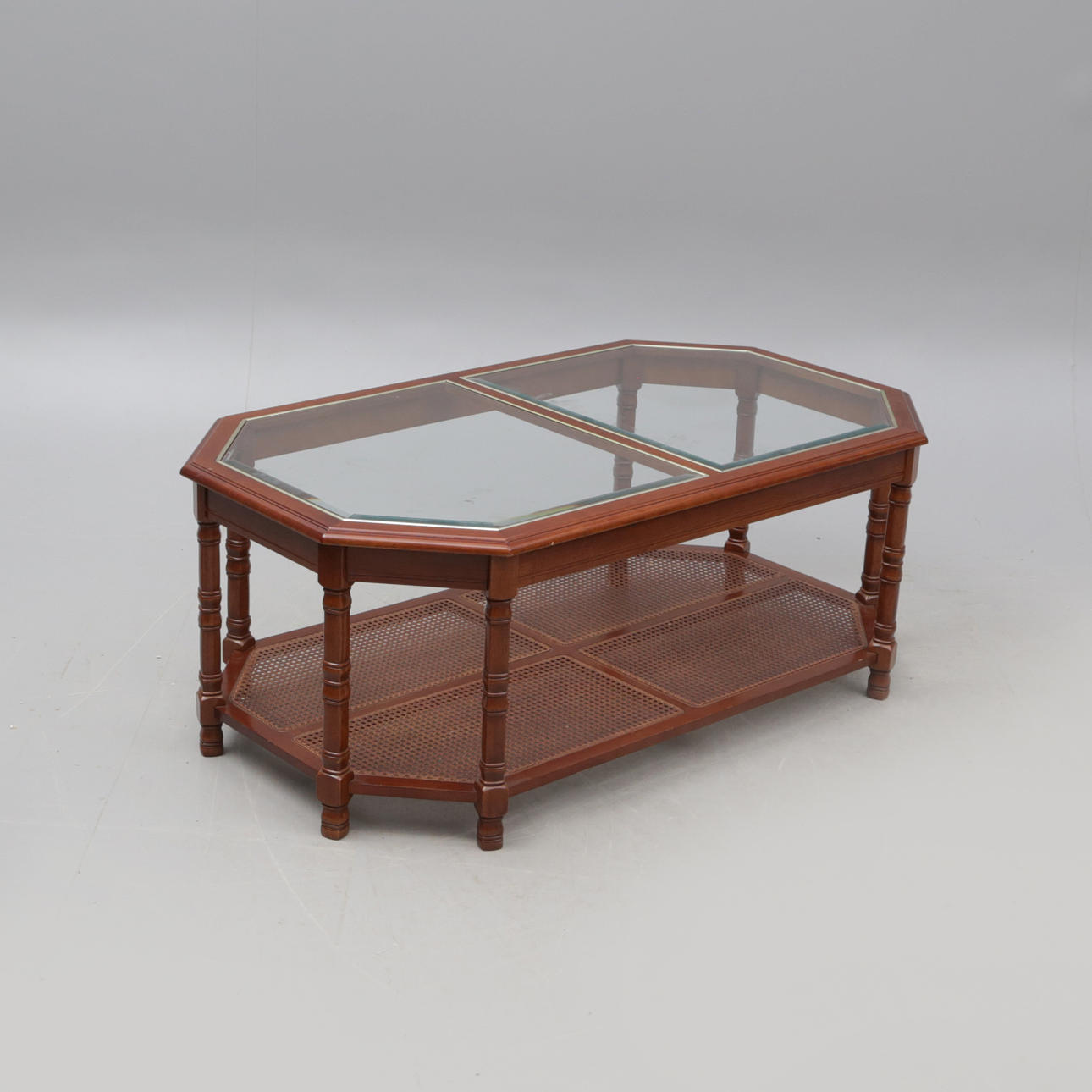 SOFABORD, glas/træ.